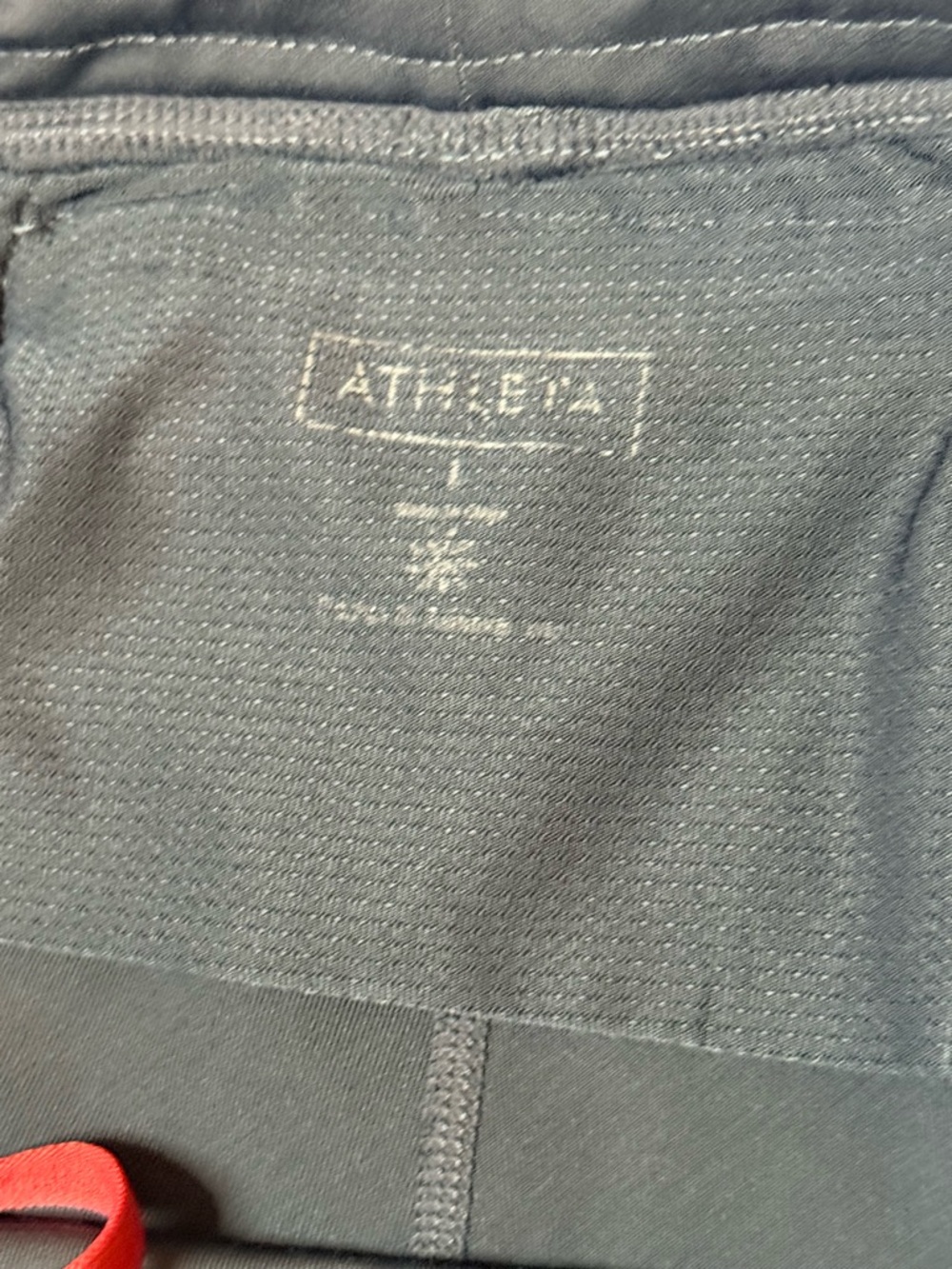 Athleta Women Large Charcoal Bootcut Yoga Pants Athletic 39" Inseam Reflective - Picture 10 of 16